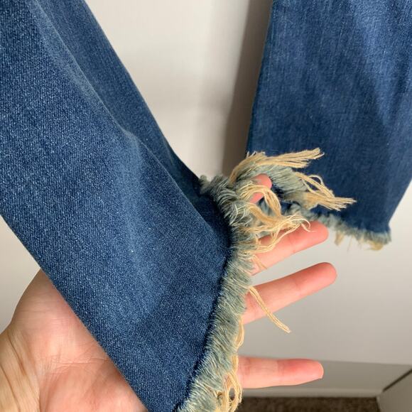 Veronica Beard Danni High-Rise-Kick-Flare Blue Jean Apollo Womens 25/0 - Picture 13 of 16